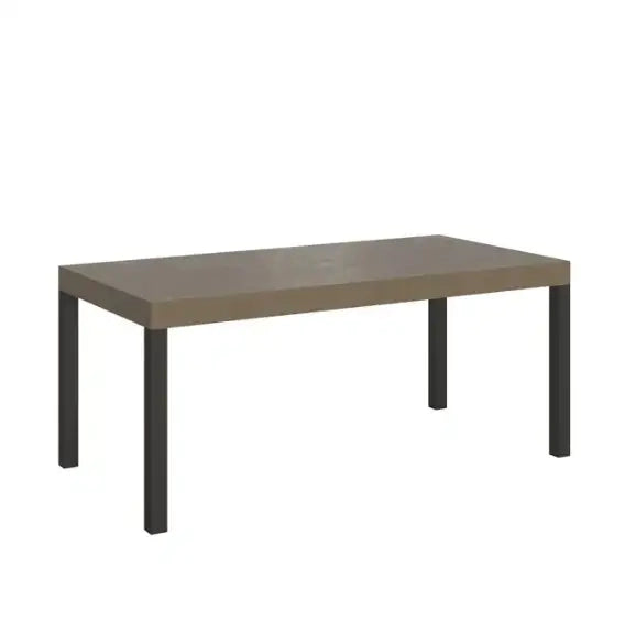 Tavolo allungabile 200/460x90 cm Everyday Premium tortora gambe antracite