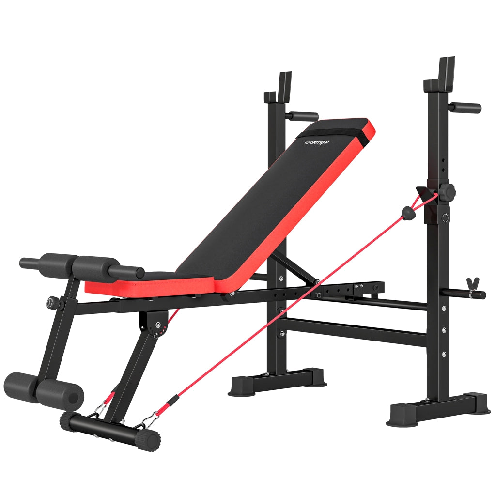 Banca multifunzione per allenamento ¨C Zephmum ¨C 147x109x122cm nero