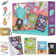 Set di attività per bambini 42 pezzi - cuscino per apprendimento attività libro e libro da colorare libretti con adesivi - viaggi feste di compleanno regalo di Natale