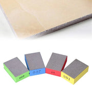 Set di Blocchi per Pulire a Mano 4 pezzi - 60/100/200/400 Granuli - Per Tegole CERAMICHE - VETRO - PIETRA - GRANITO - METALLO - Pietre abrasive