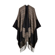 Sciarpe da donna all'ingrosso, scialli grandi in jacquard con nappe semplici