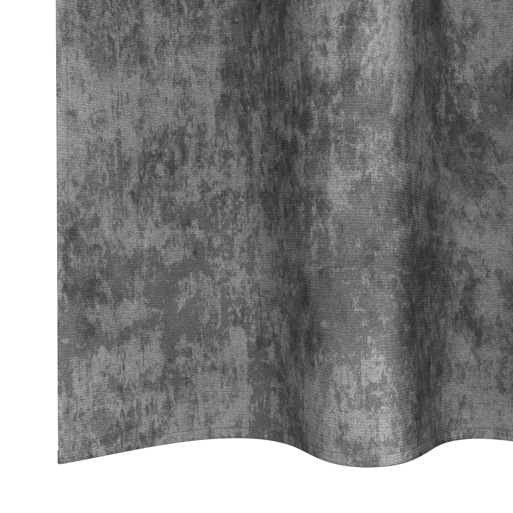 Tende in velluto 2 pz con occhielli grigio 175x140 cm
