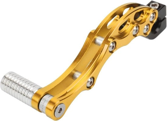 Pedale di Avvio per Motocicletta e Scooter - Alta Resistenza in Alluminio - Accessorio Universale - Finestra in Oro.