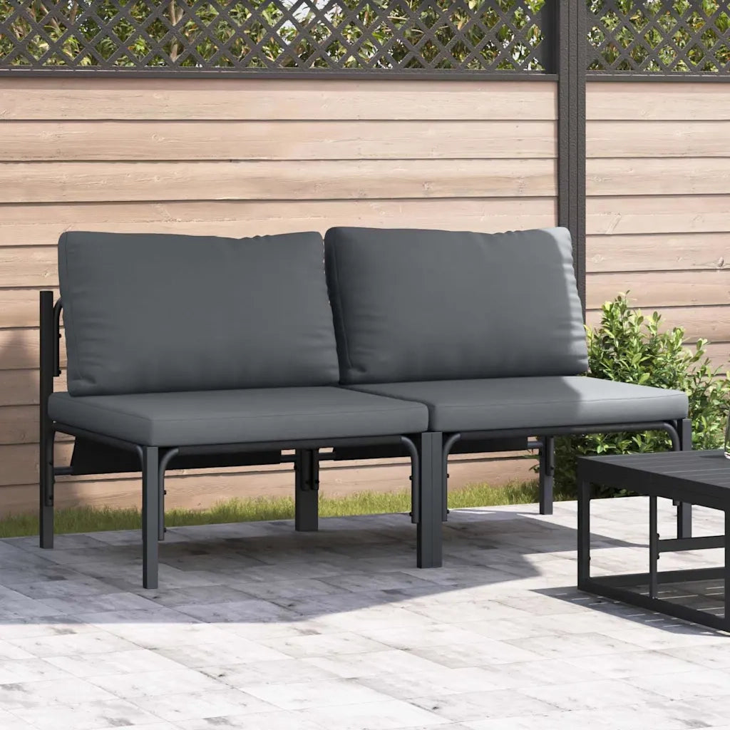 Mobili da Esterno 2 Pezzo Antracite 80 x 80 x 71 cm Acciaio CFW3932539
