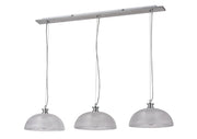 Lampadario Rabalux Petrina 3xE27 cromo satinato Ø100cm