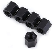 Spaziatore in nylon a dadi esagonali con filetto femmina M3 * 8 - Corrosione e isolamento - Nero - Idoneo per circuiti stampati
