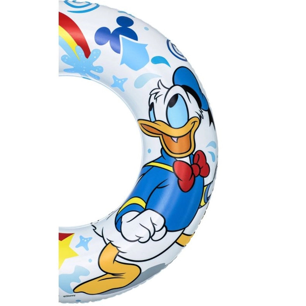 Trade Shop - Salvagente Topolino Mickey Mouse Paperino 56 Cm Per Mare Piscina Bambini 91004 -