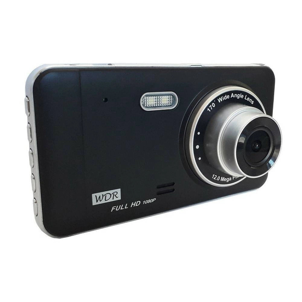 Trade Shop - Dvr Telecamera Videoregistratore Per Auto 2 Telecamere Hd Display 4" Gt19 -