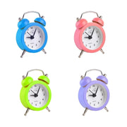 Trade Shop - Mini Sveglia Analogico Da Tavolo Piccola Orologio Allarme Sonoro -