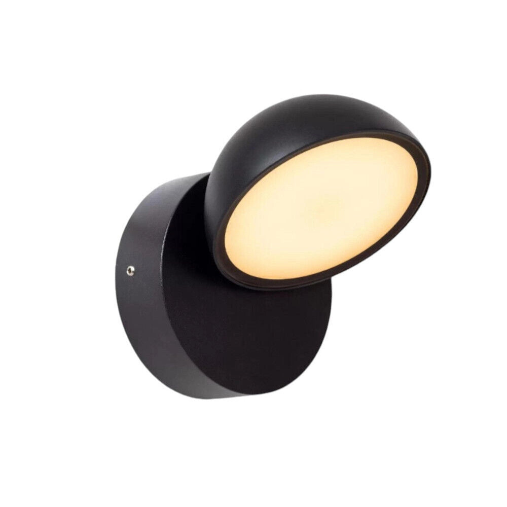 Trade Shop - Applique A Led Da Esterno 12 Watt Ip54 Con Teconologia Cct 3 Tonalità Di Luce 570-3c - Grigio Scuro