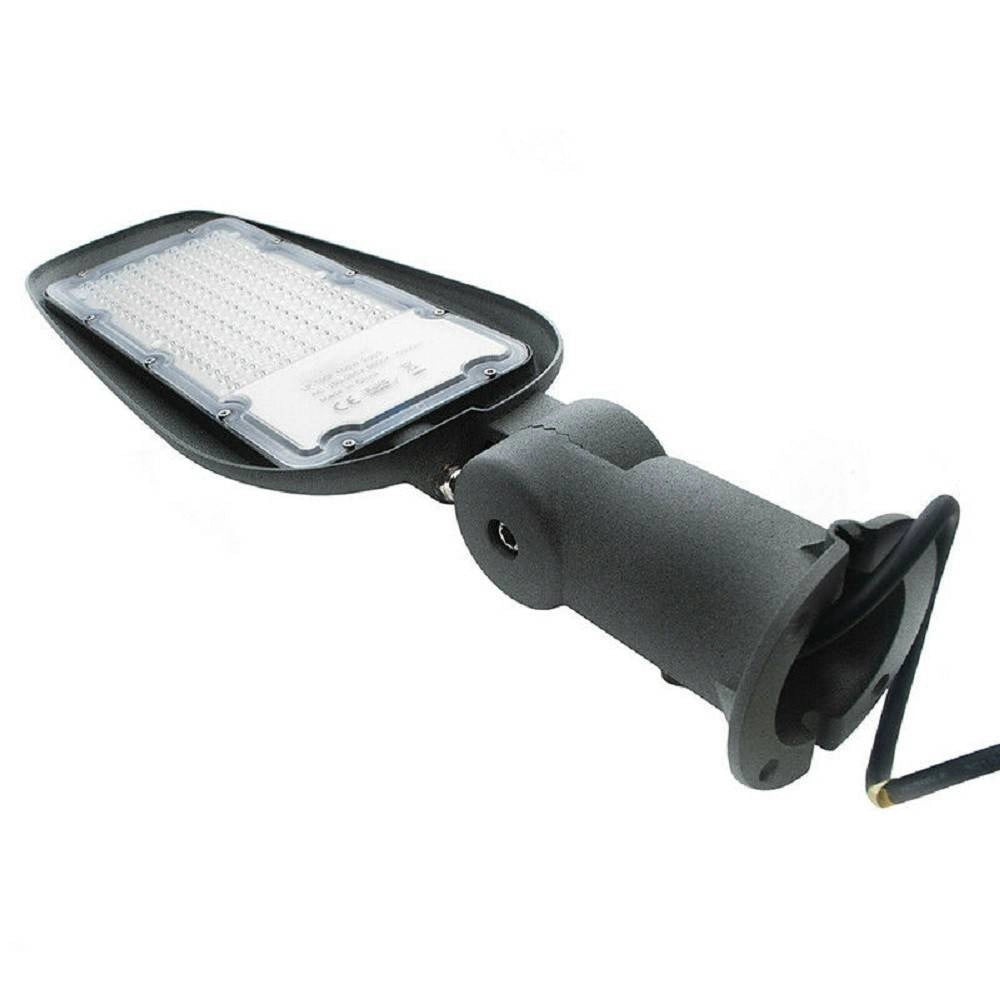 Trade Shop - Faro Led Stradale 100 Watt Lampione Armatura Per Esterno Luce Fredda 6500k Ip65 -