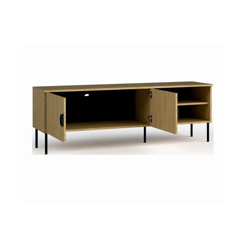 Mobile Porta TV 2 Ante - Colore Rovere - 160 CM - Collezione MONDO
