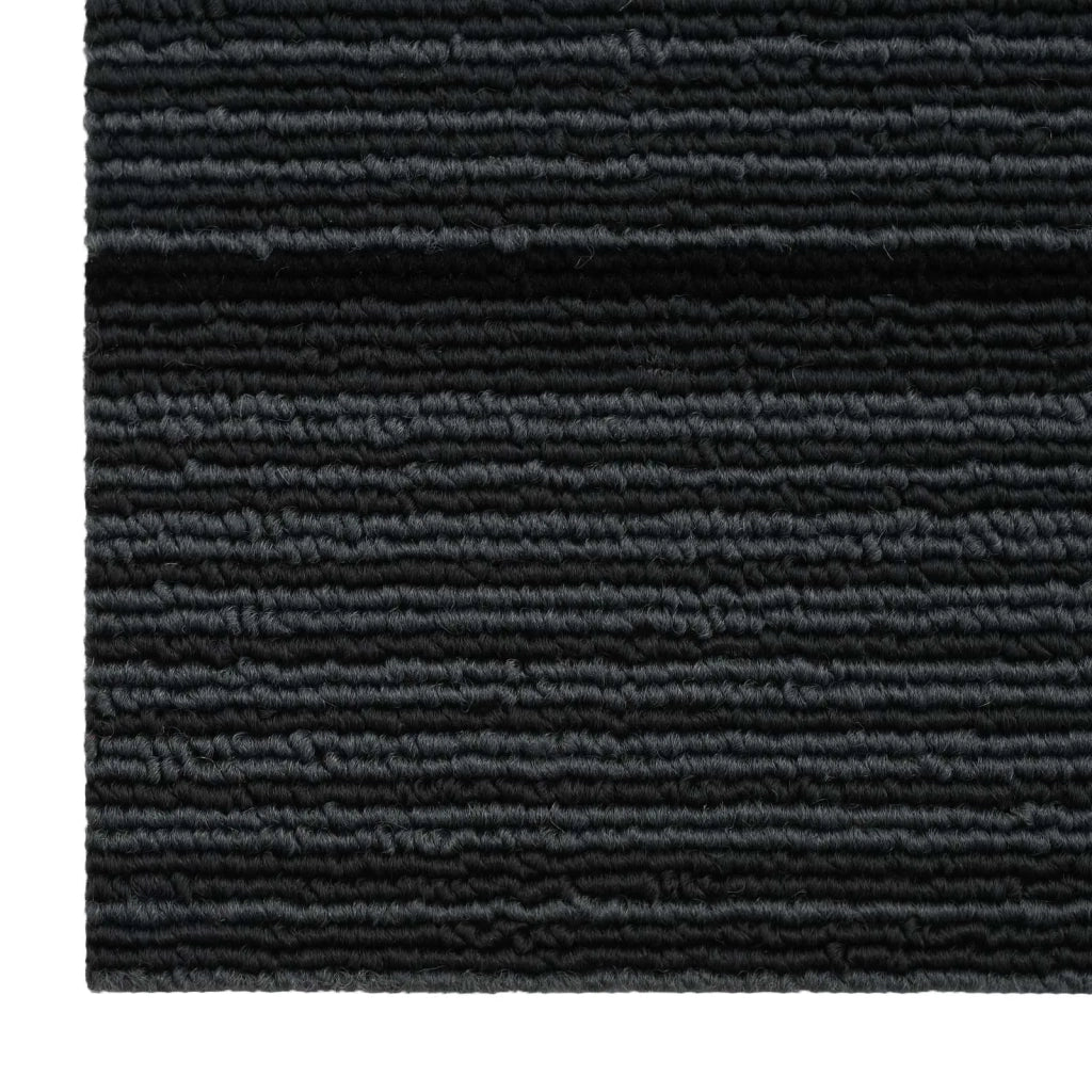 Piastrella per Tappeto Rigato Grigio Chiaro 50 x 50 cm 4 pcs 42032462