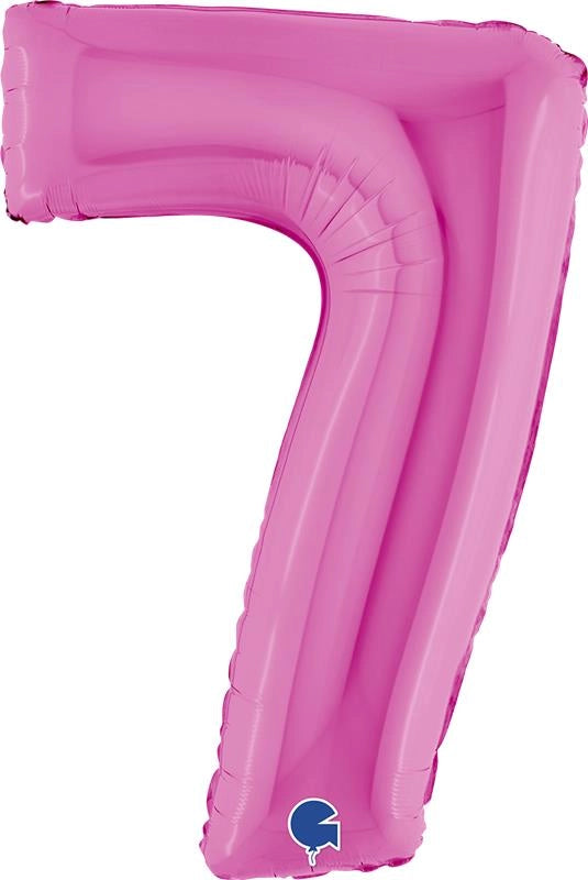 MAURY'S PALLONCINO MYLAR FUXIA "7" 26 POLLICI