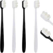 Set di Spazzolini da Denti Ultra Zucchi - 4 Pezzi - 20.000 Setole - Sensibili Gengive - Comfortevole - Spazzolino con Setole Zucche - Spazzolino da Denti Sensibile