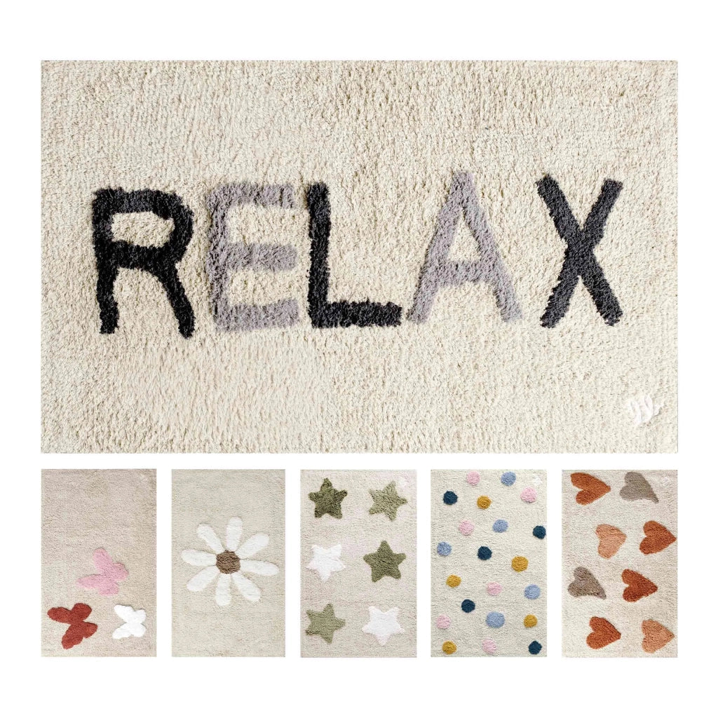 TAPPETO FIESTA 45X75CM STELLE/RELAX/CUORI/FIORE