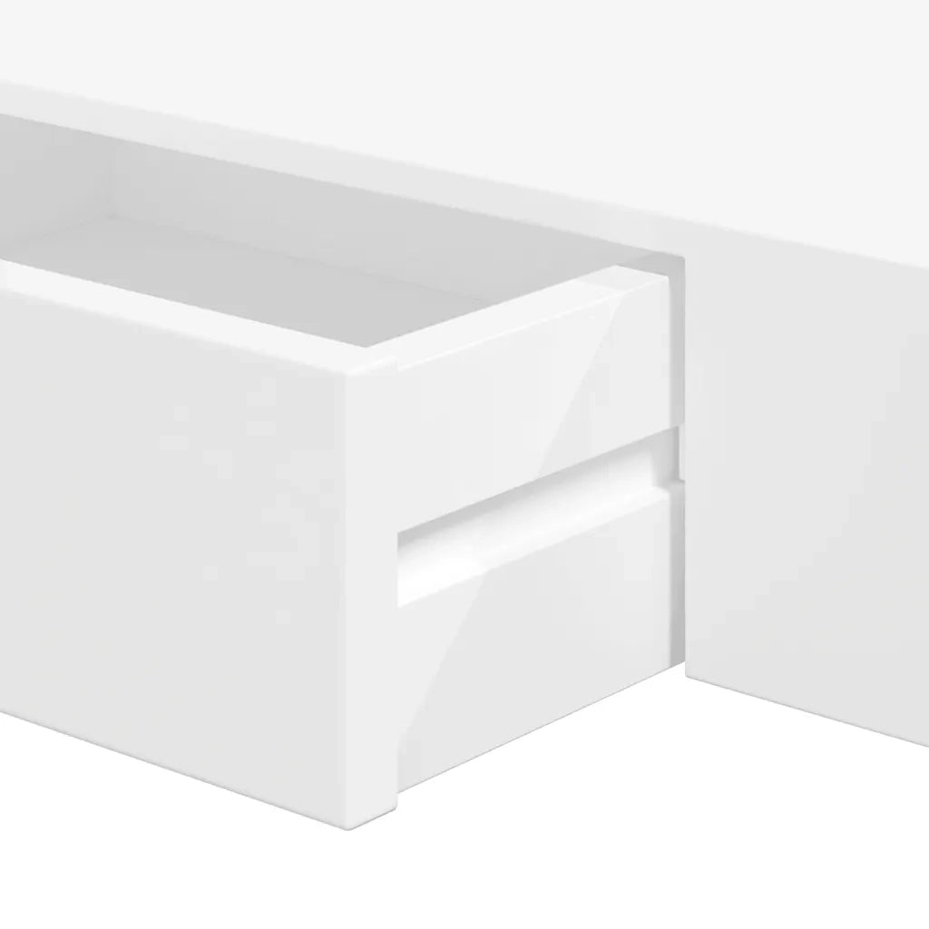 Mensole con Cassetti 2 pz Bianco 48 cm 276001