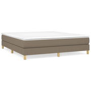 Letto matrimoniale | Letto per adulti | Struttura Letto a Rete a Molle Tortora 160x200 cm in Tessuto