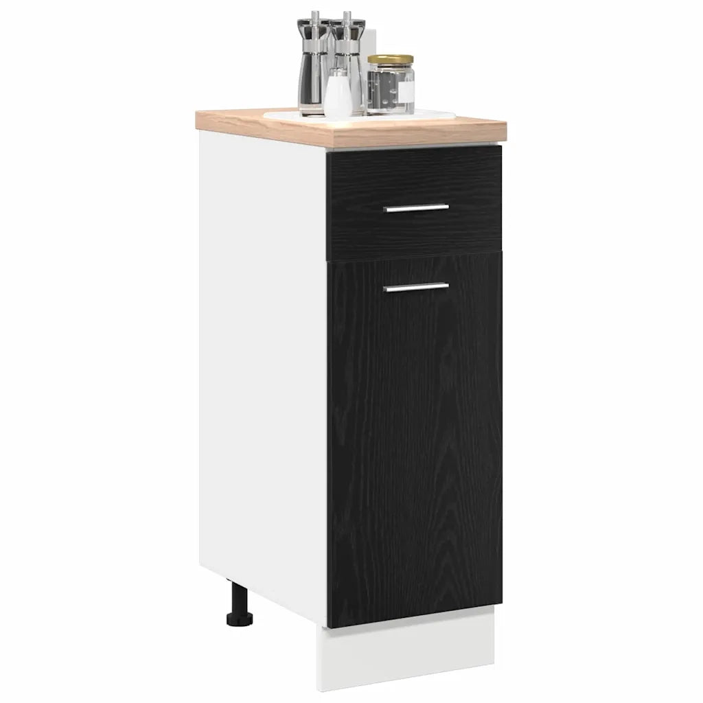 Armadio pensile Rovere Nero 30 x 46 x 81,5 cm Legno multistrato 863237