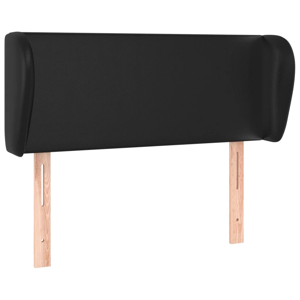 Testiera ad Orecchio Nera 83 x 23 x 78/88 cm in Similpelle 3116936