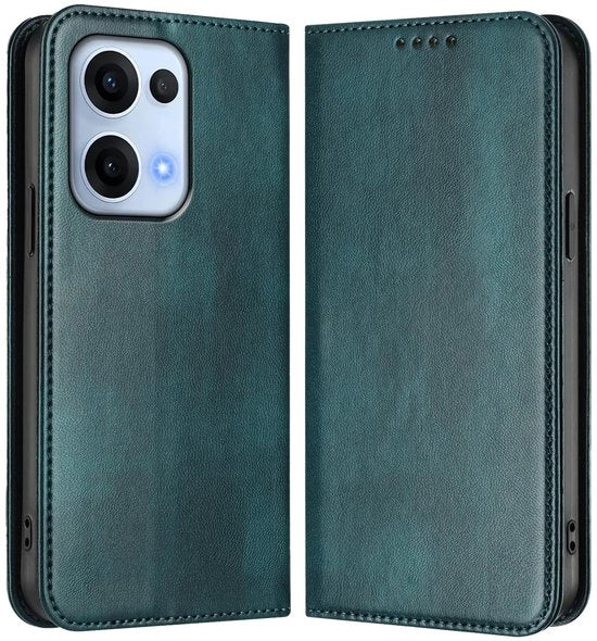Custodia per Telefono con Spalla Fissa - OPPO Reno 13 (Reno13) 5G - Blocco RFID - Chiusura Magnetica - Funzione Standard - Protezione TPU/PU - Custodia con Portafoglio