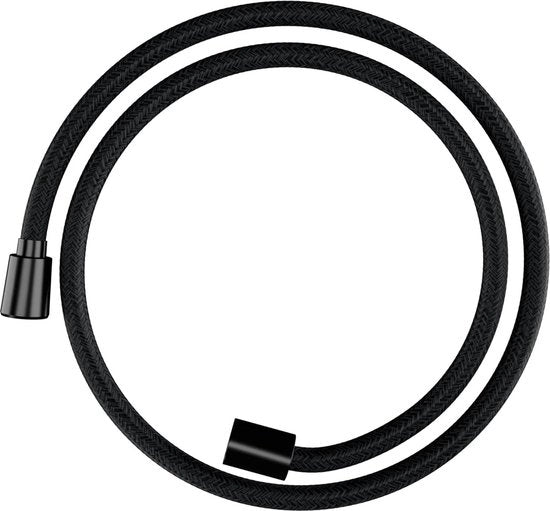 Doucheslang in Tessuto 125m Universale - Protezione contro la Rotazione - Flessibile - Anti-Knik - Afdichtringen - Cromo Black Laccato