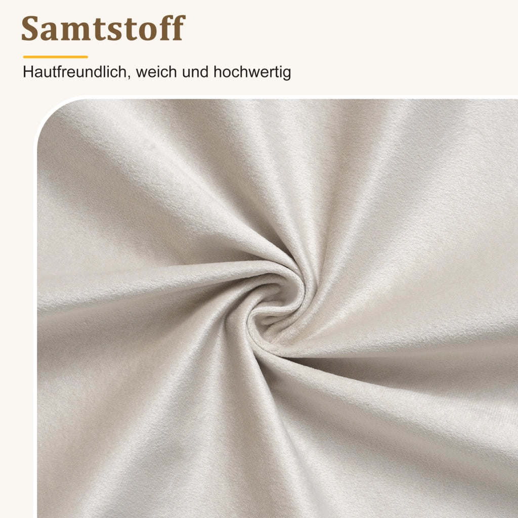 Letto Contenitore Singolo Imbottito ¨C MINIMAL ¨C Velluto Beige 90x200 con Rete a Doghe e Testiera