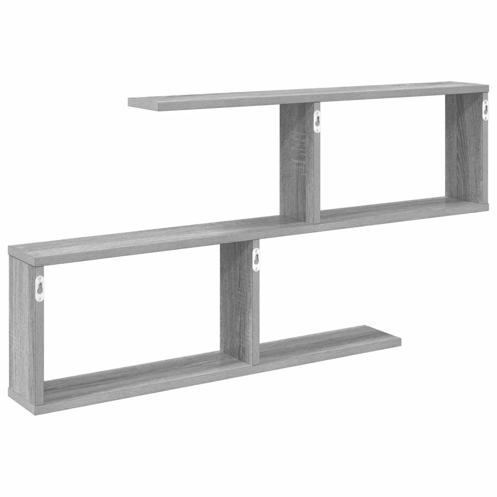 Scaffale da parete Sonoma grigio 100 x 12 x 50,5 cm 8012273