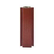 Angolare per zoccolo 90° R12 doppio rivestimento in PVC ciliegio H 12 cm.