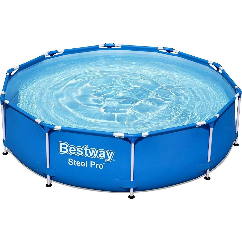Trade Shop - Piscina Fuori Terra Steel Pro 305x76cm Set Rotonda Con Pompa Di Filtraggio 56679 -