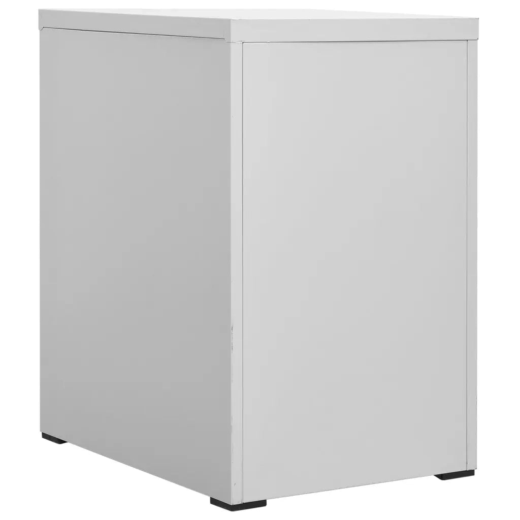 Schedario Grigio Chiaro 46x62x72,5 cm in Acciaio 336271