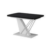 Vicco tavolo da pranzo allungabile Nero/bianco 120 x 80 cm estensibile