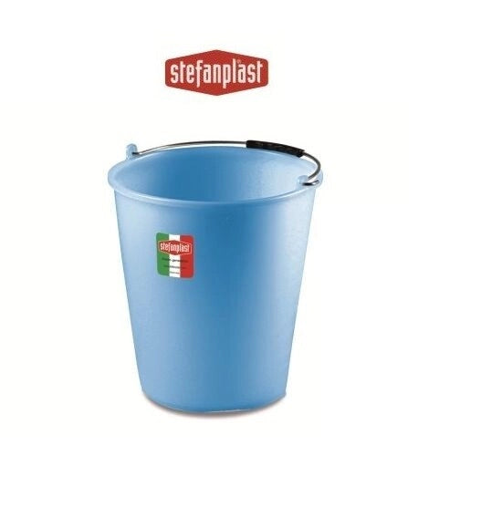 Secchio acqua in polietilene senza becco 15 litri blu