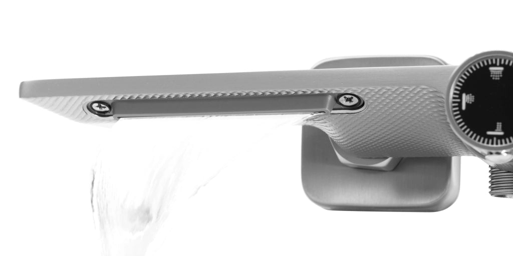 Set Doccia Rea Helix Nickel Brush Inox