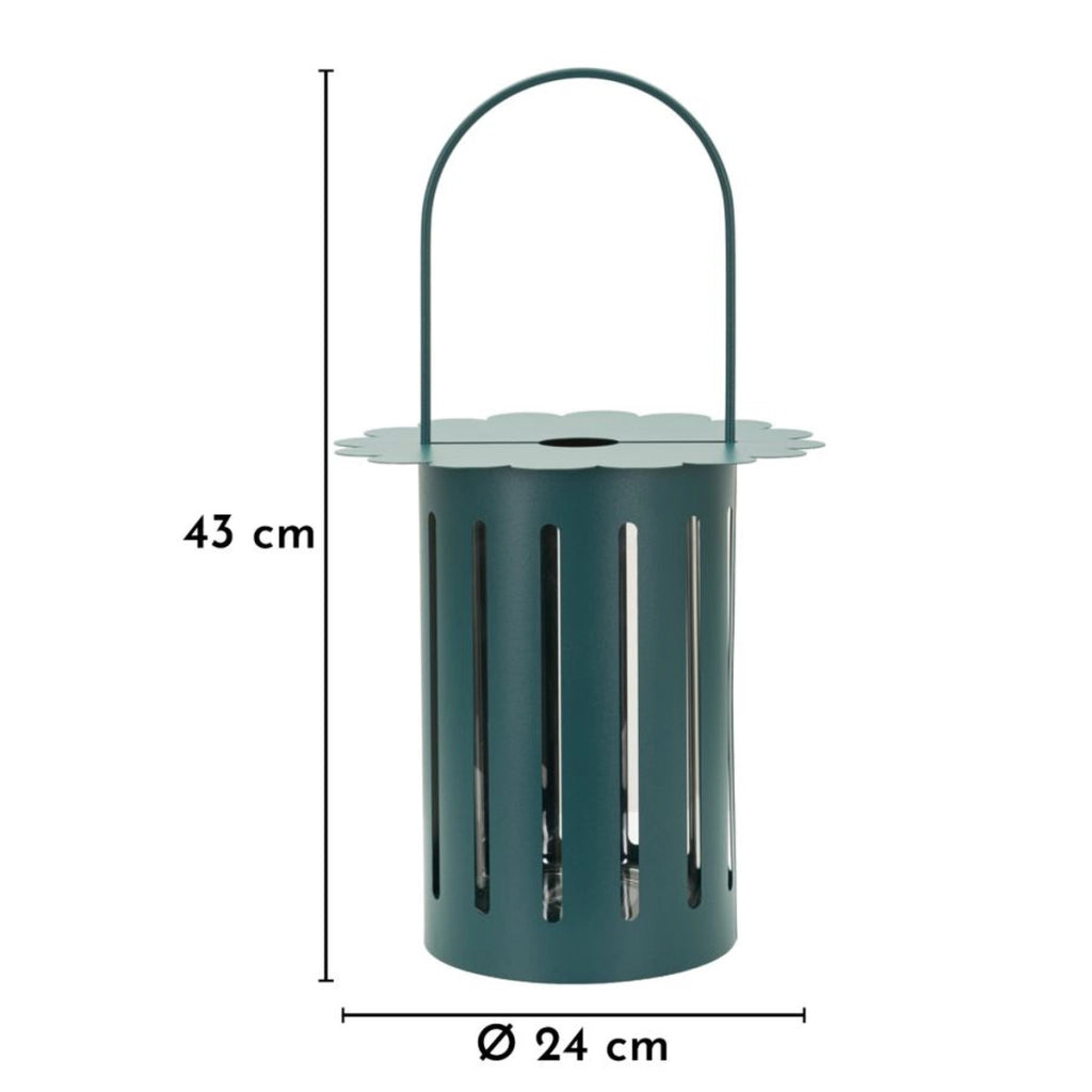 Lanterna VKH1133, Ottanio, Metallo, 24x24x43 cm