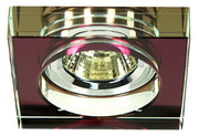 Candellux SS-16 faretto da incasso vetro viola 9x9