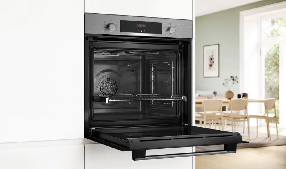 Bosch Serie 4 HBA514ES3 forno 71 L 3400 W Nero, Acciaio inox