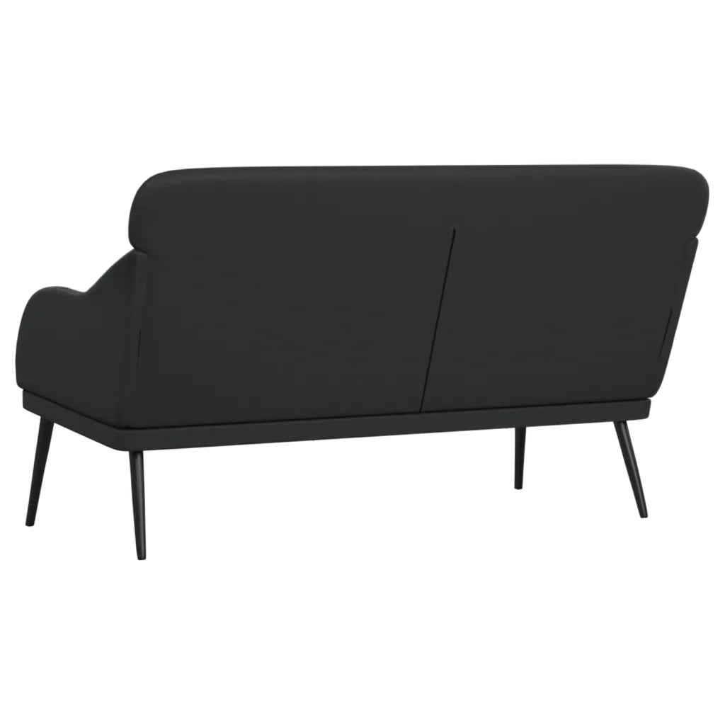 Panca Nera 110x76x80 cm in Similpelle 351430