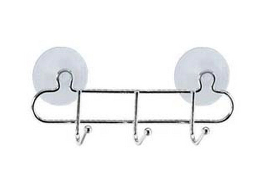 1pz gancio hooky 3 con ventose - cm.21x5x7h. cod:ferx.fer323871