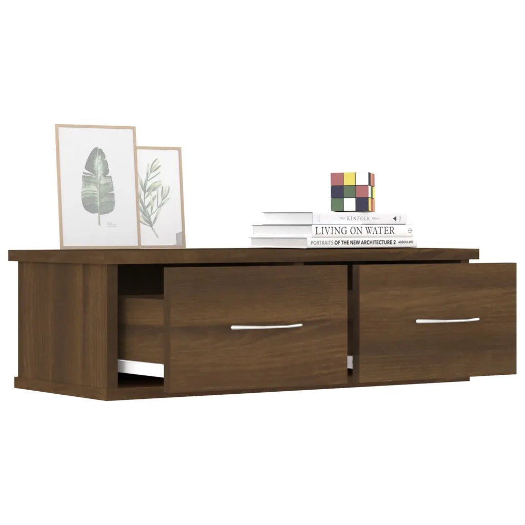 Armadietto Parete Rovere Marrone 60x26x18,5cm Legno Multistrato 815080