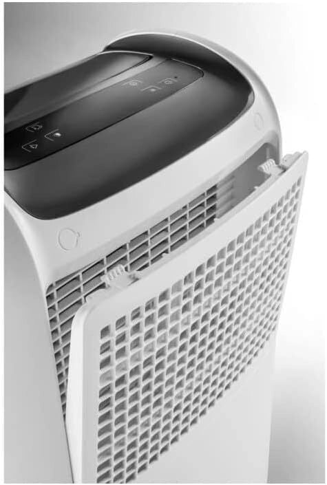 De'Longhi DDSX225 Tasciugo AriaDry Multi Deumidificatore 25 L-giorno 90 m³ Filtro Bio Silver Funzione Laundry Antigelo 44 dB colore Grigio