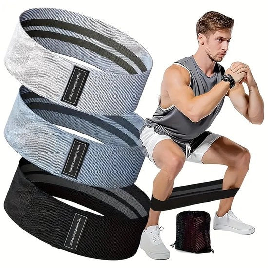 Cinture di resistenza per allenamento - Cinture di allenamento per gambe e glutei - Cinture di resistenza per donne e uomini - Cinture di resistenza per yoga, pilates e allenamento domestico (set iniziale)