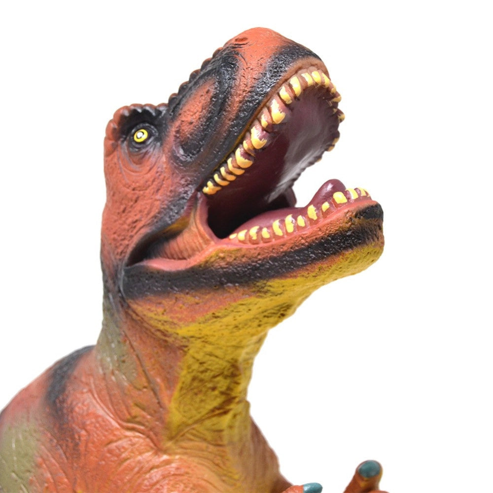 Trade Shop - Dinosauro T Rex Gigante Grandezza 47cm In Gomma Dinosauri Giocattolo Bambini -