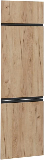 Frontale cucina R-Line, Quercia dorata, 59.6 x 196 cm frontale del mobile per mobile per frigorifero