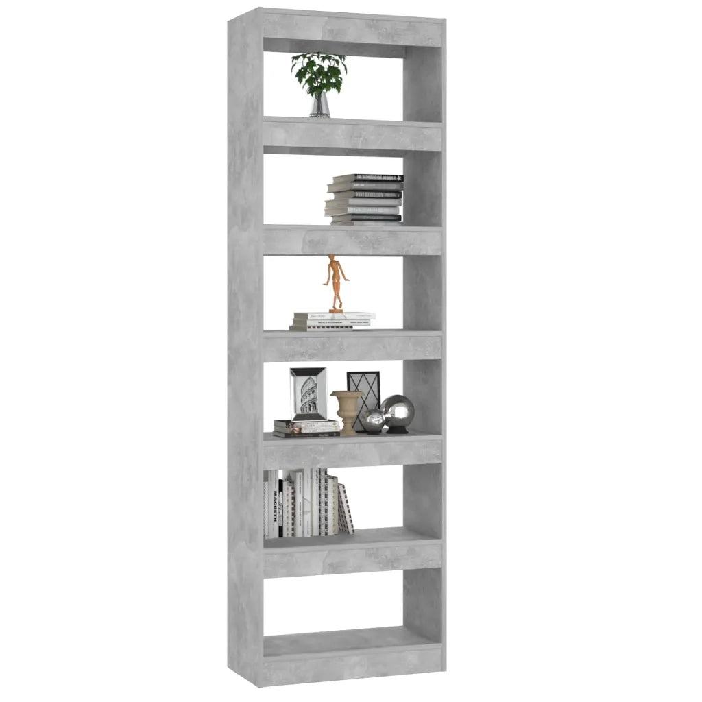 Libreria/Divisorio Grigio Cemento 60x30x198 cm 811686