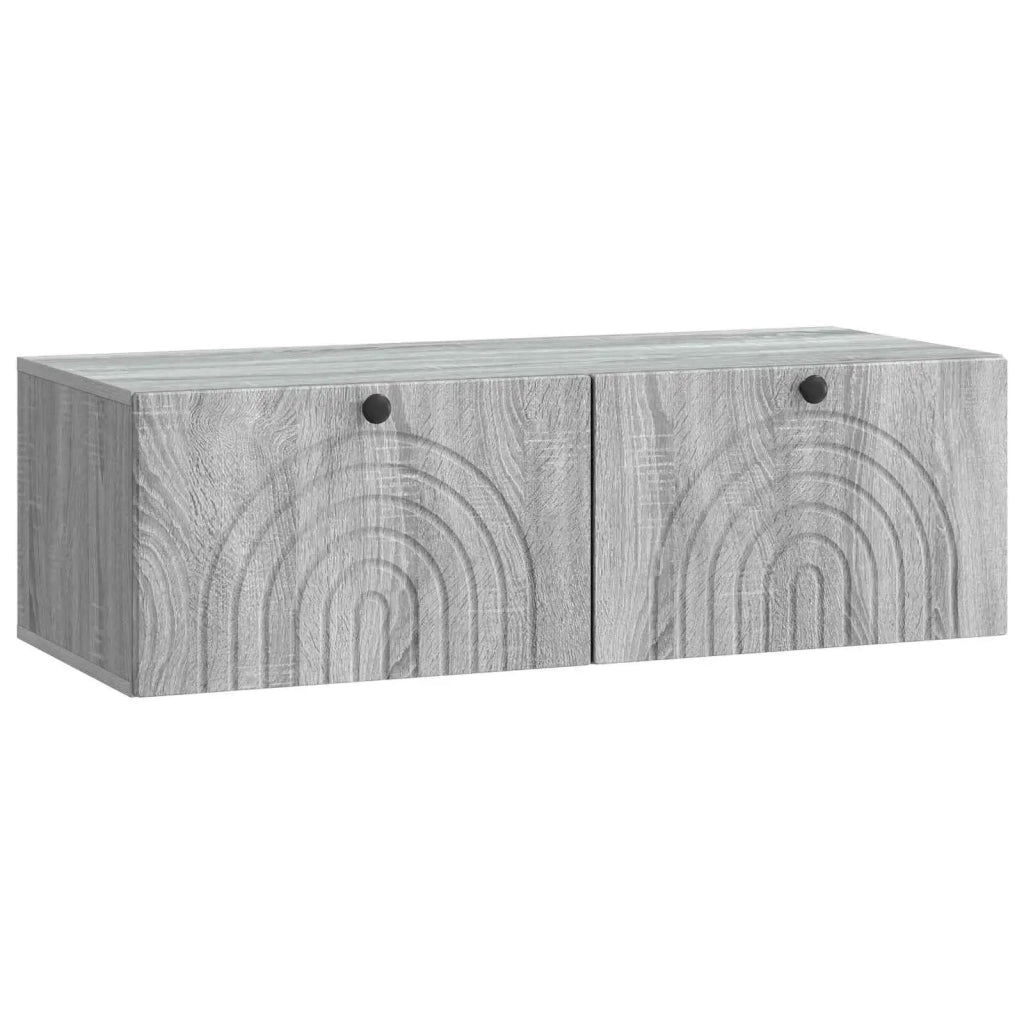 Mobile Porta TV da Muro Grigio Sonoma 99 x 41 x 30 cm