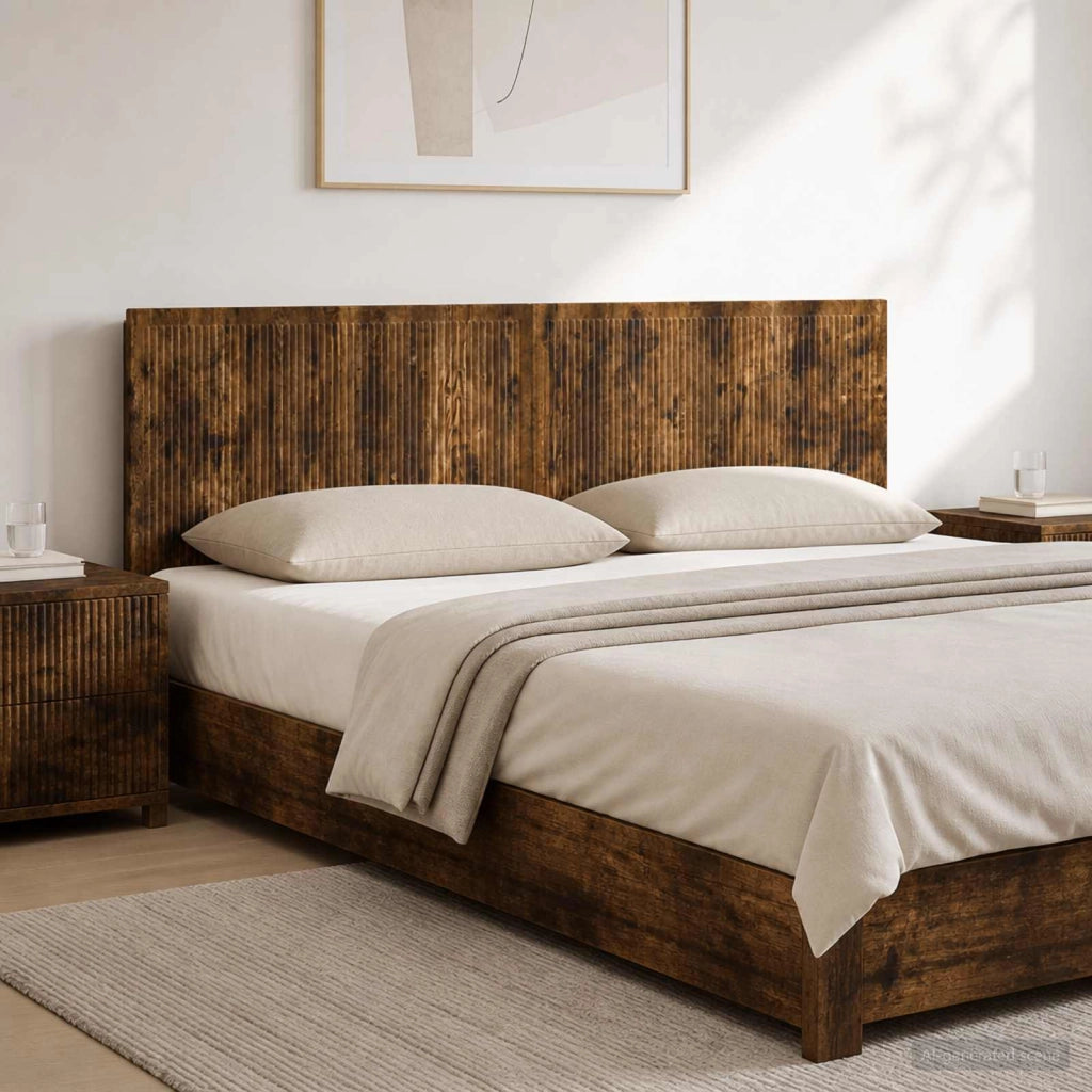 Testiera da Muro EDE Rovere Fumo Legno ingegnerizzato 896060