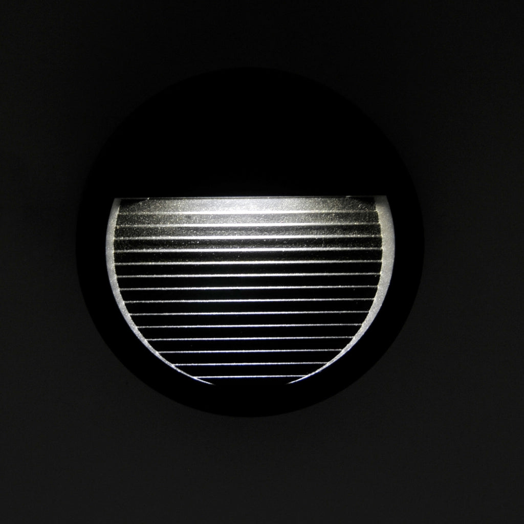 Lampada LED da incasso rotonda 3W 4000K IP44 grafite Polux