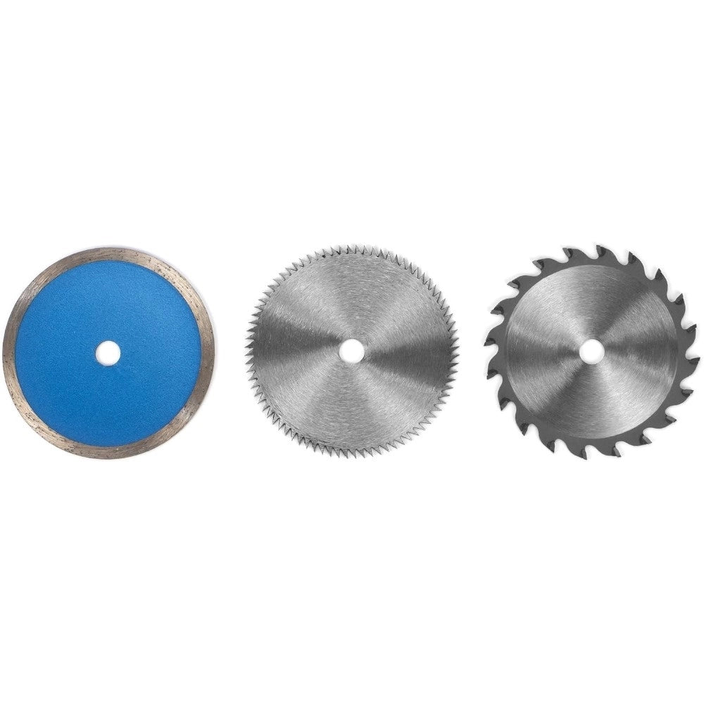 Set Lame Sega Circolare EINHELL Attacco TC-CS 860 Per Piastrelle Legno Plastica
