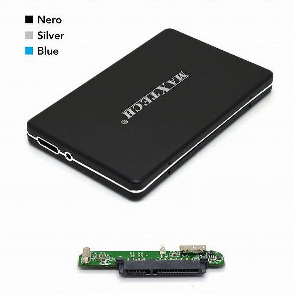 Trade Shop - Box Esterno Per Hdd Hard Disk Sata 2,5 Ssd Da Usb 3.0 Custodia Esterna Sa-3.0a -